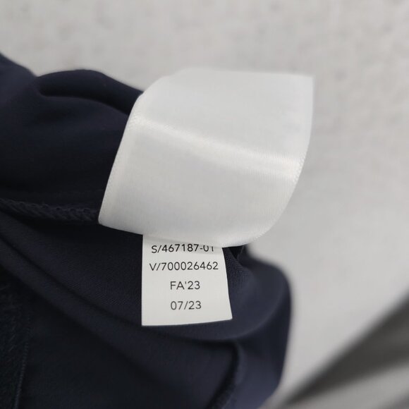 ATHLETA Endless High Rise Cargo Pant Navy Blue Stretch Elastic Waist PETITE 12P - Picture 8 of 8